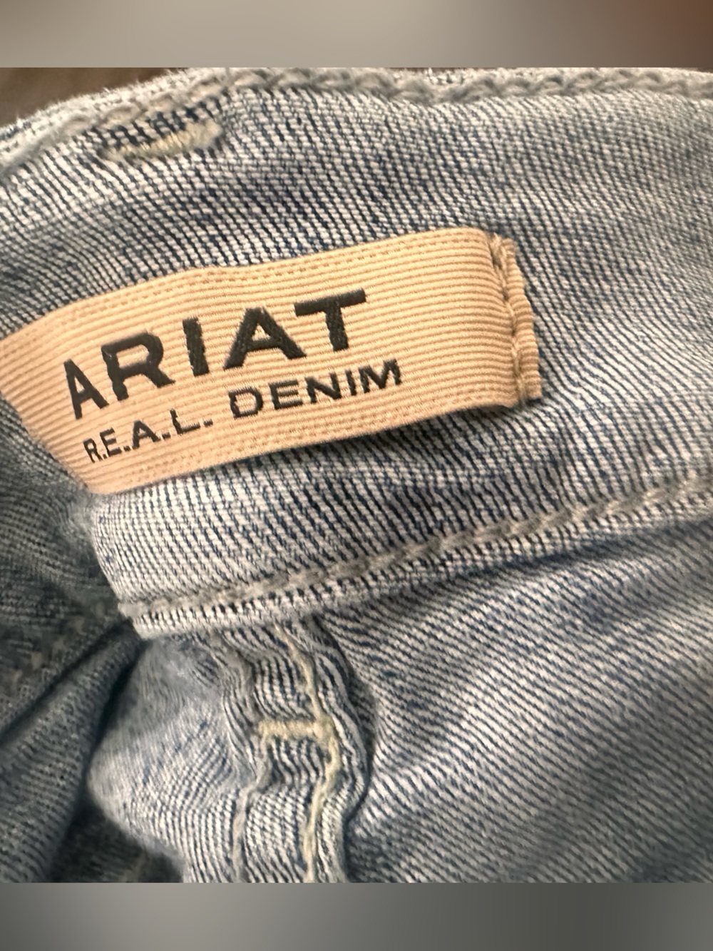 Ariat Women’s Medium Blue Denim Wash Flare Bootcut Jeans Size 29 - Picture 5 of 6
